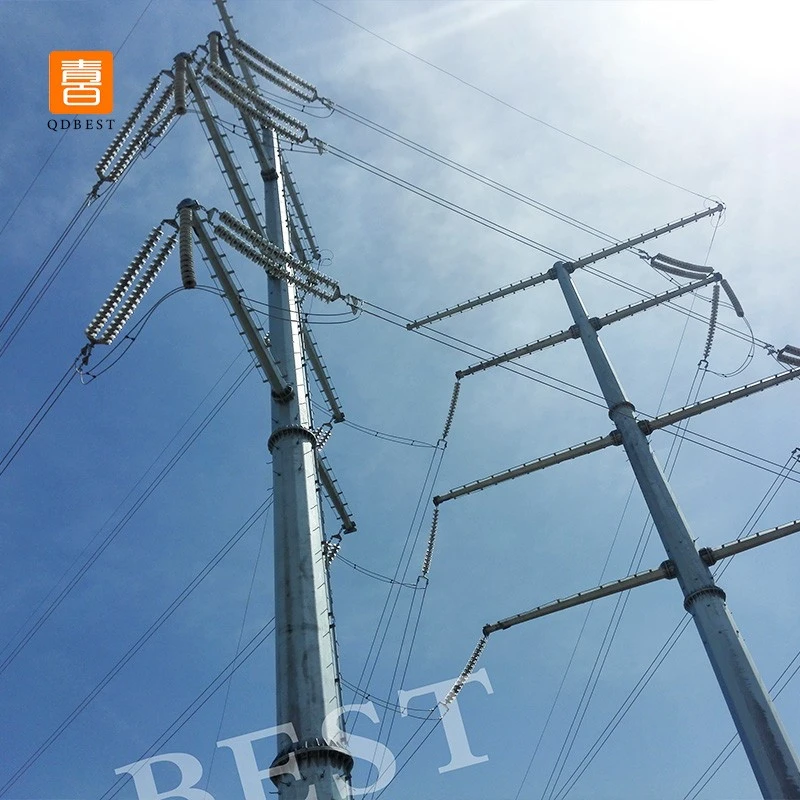 info-1-1 Monopole Galvanized Steel Power Transmission Tower suppliers